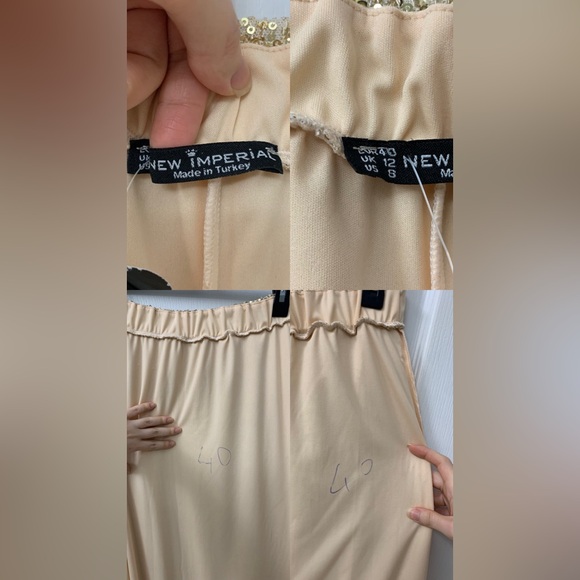 Long Gold Sequin Skirt - Picture 17 of 17